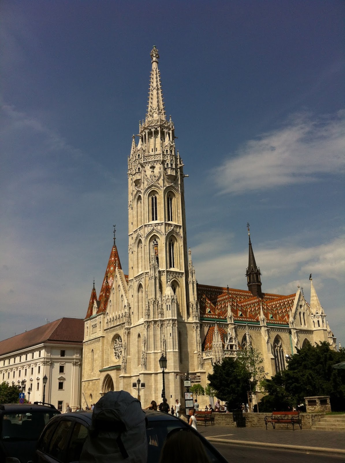 A famous church in Budapest