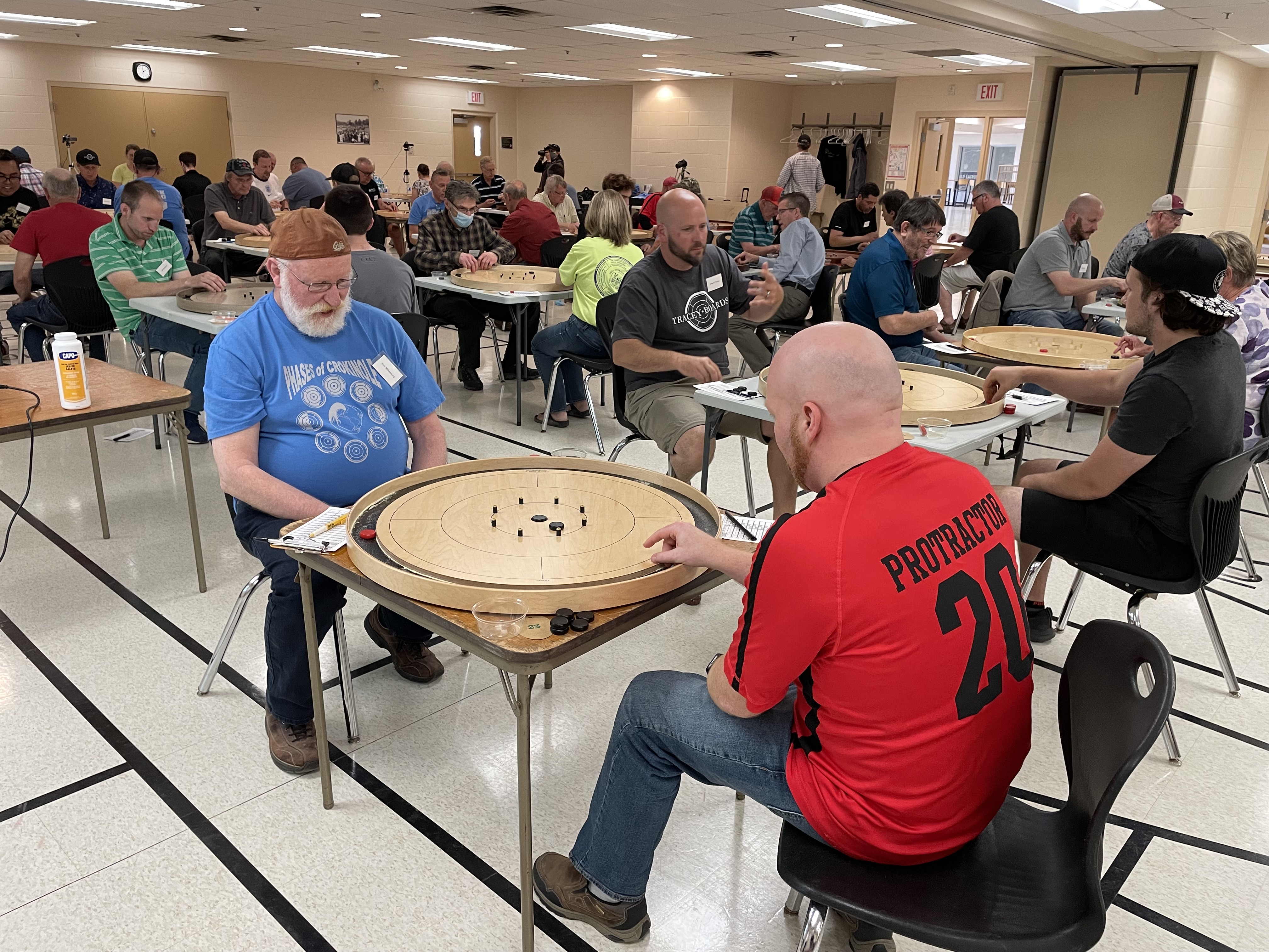 Crokinole Tournament - Cherry/Ebony